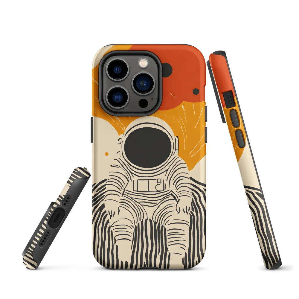 Astronaut in Cosmic Thoughts | Phone Case |  14 Pro | Tough Case | Matte