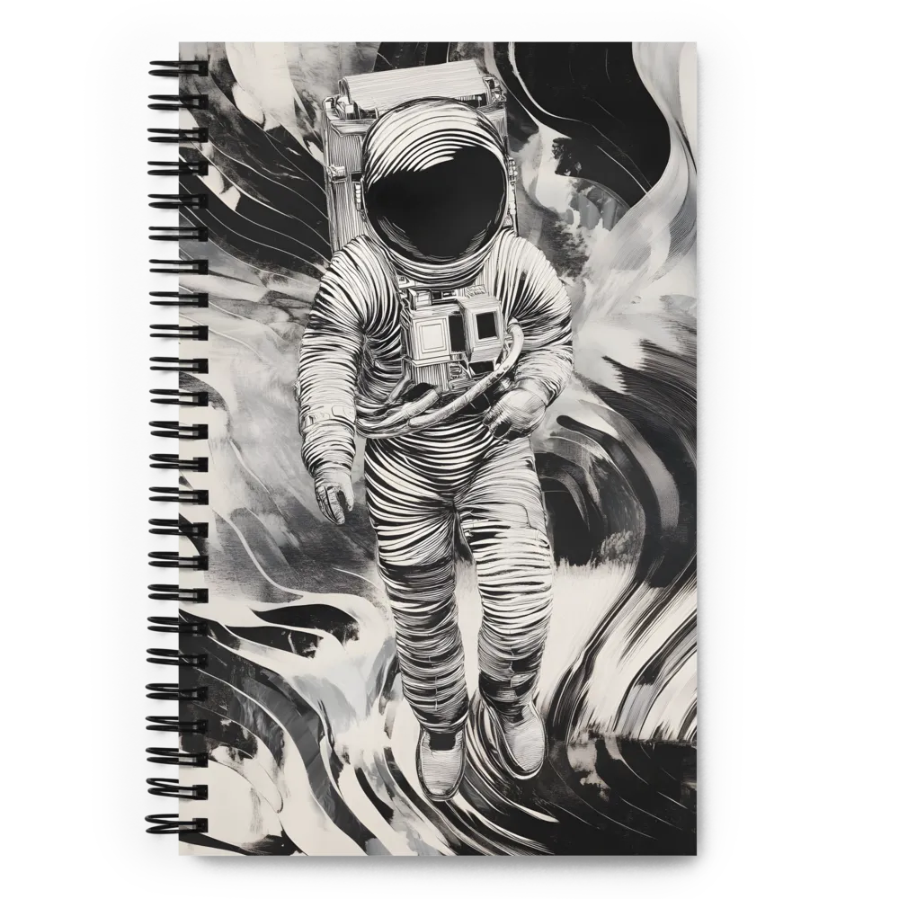 Ethereal Journey of the Astronaut | Spiral Notebook