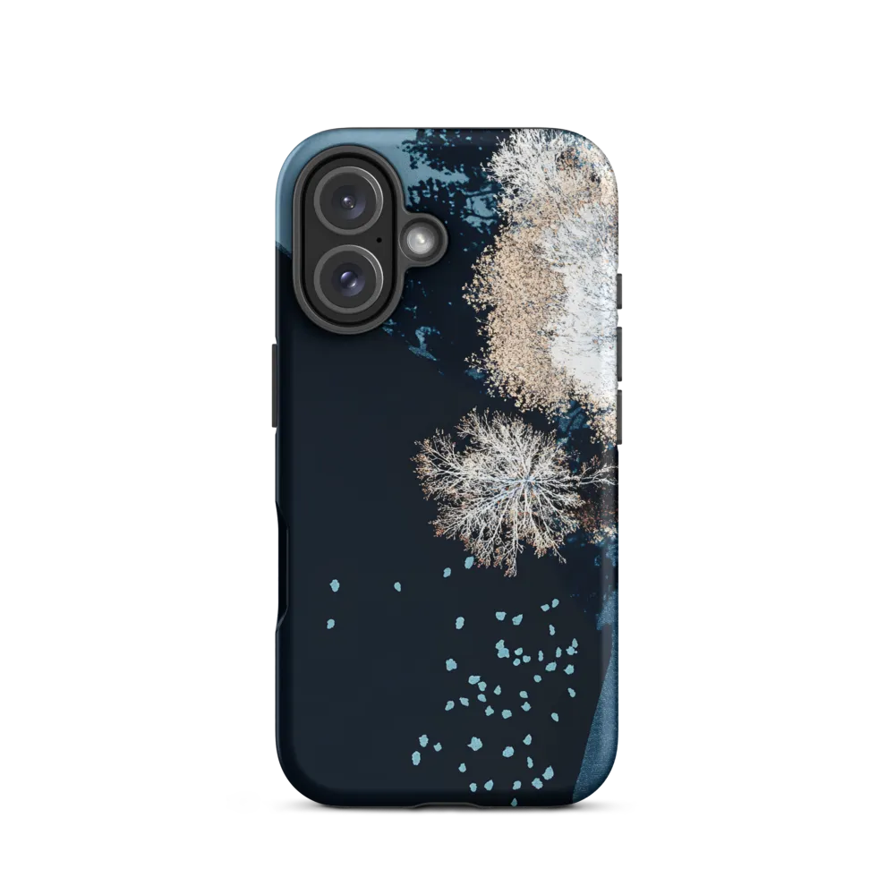 Tranquil Transitions: An Aerial Study of Nature | Phone Case