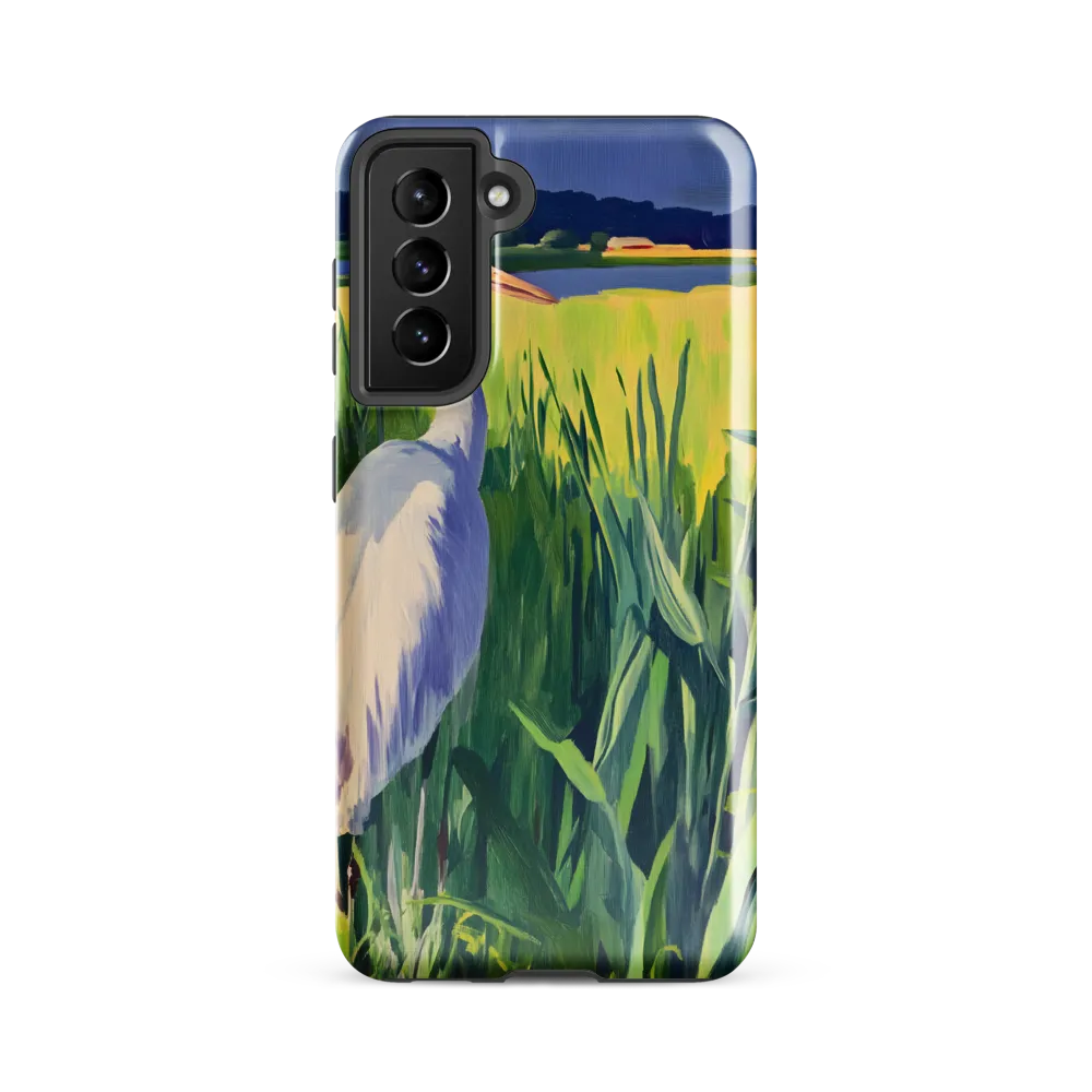 Graceful Presence: The Heron in the Meadow