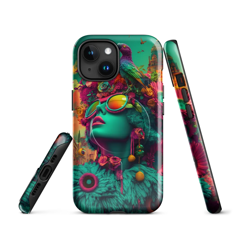 Whimsical Flora | Phone Case |  15 | MagSafe® Tough Case | Glossy