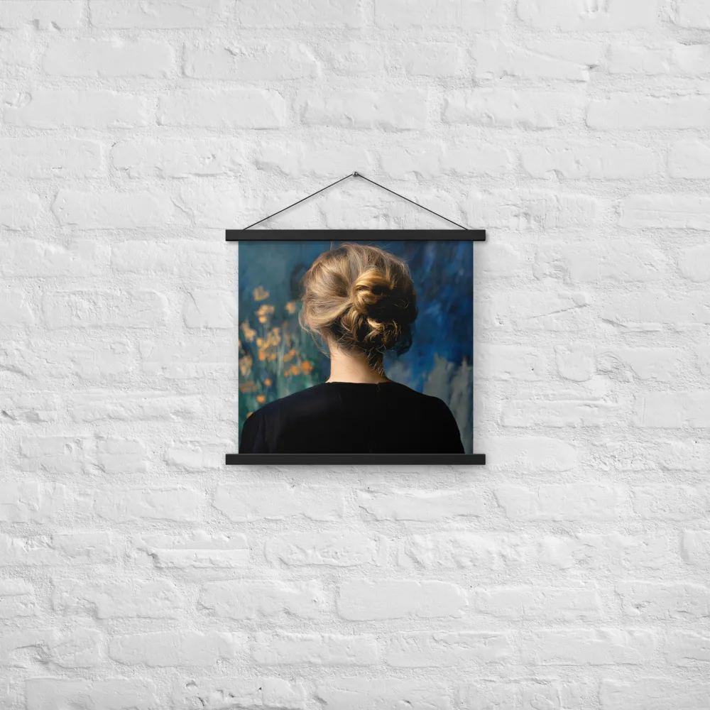 Whispers of Tranquility | Poster With Black Wood Hanger | 18″×18″