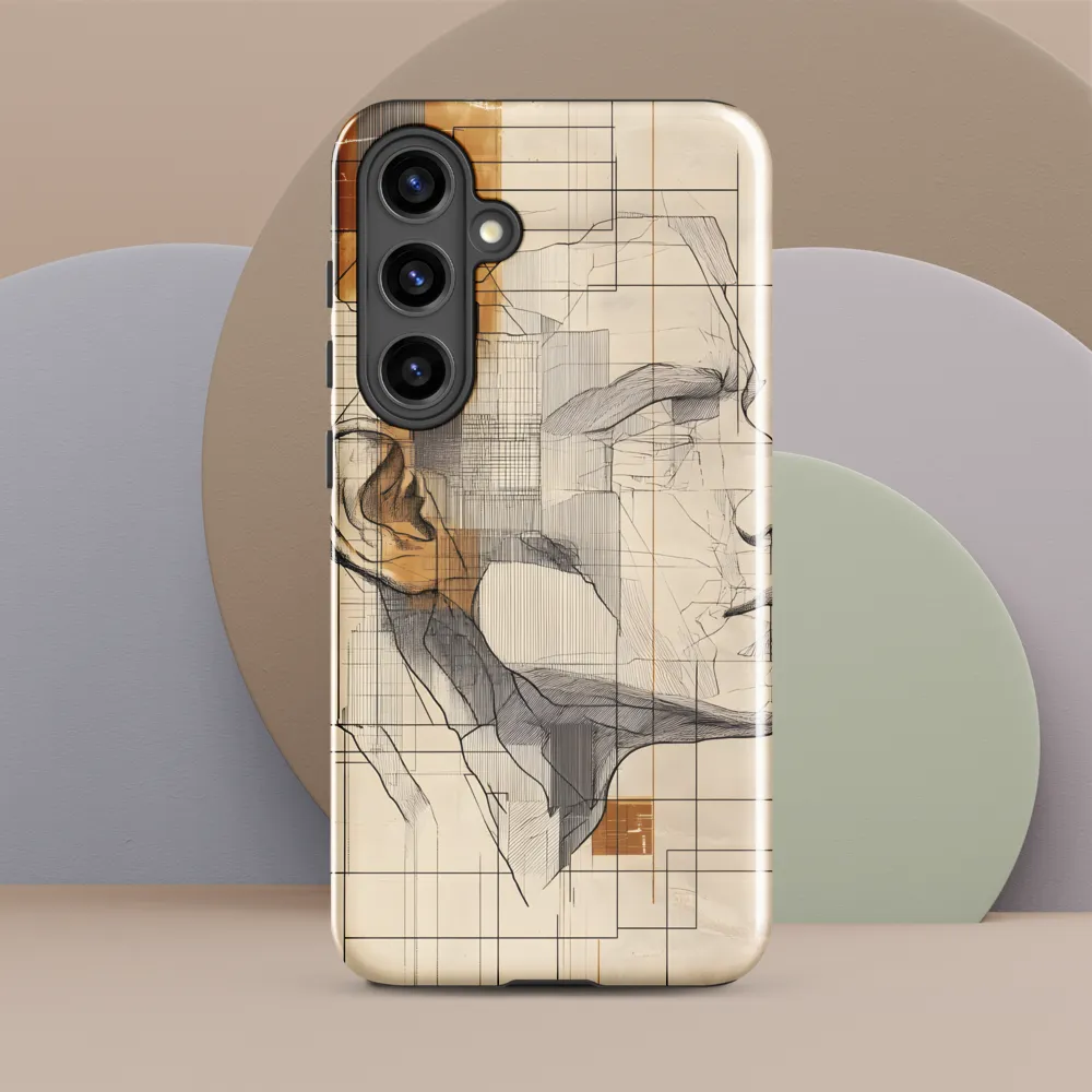 Geometric Reverie | Phone Case |  S24 Plus | Tough Case | Glossy