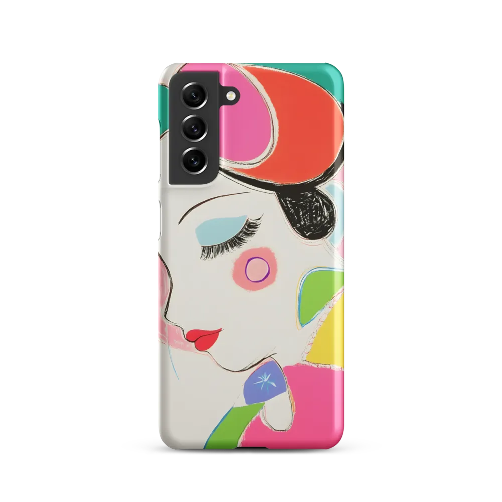 Whimsical Portrait in Colorful Abstraction