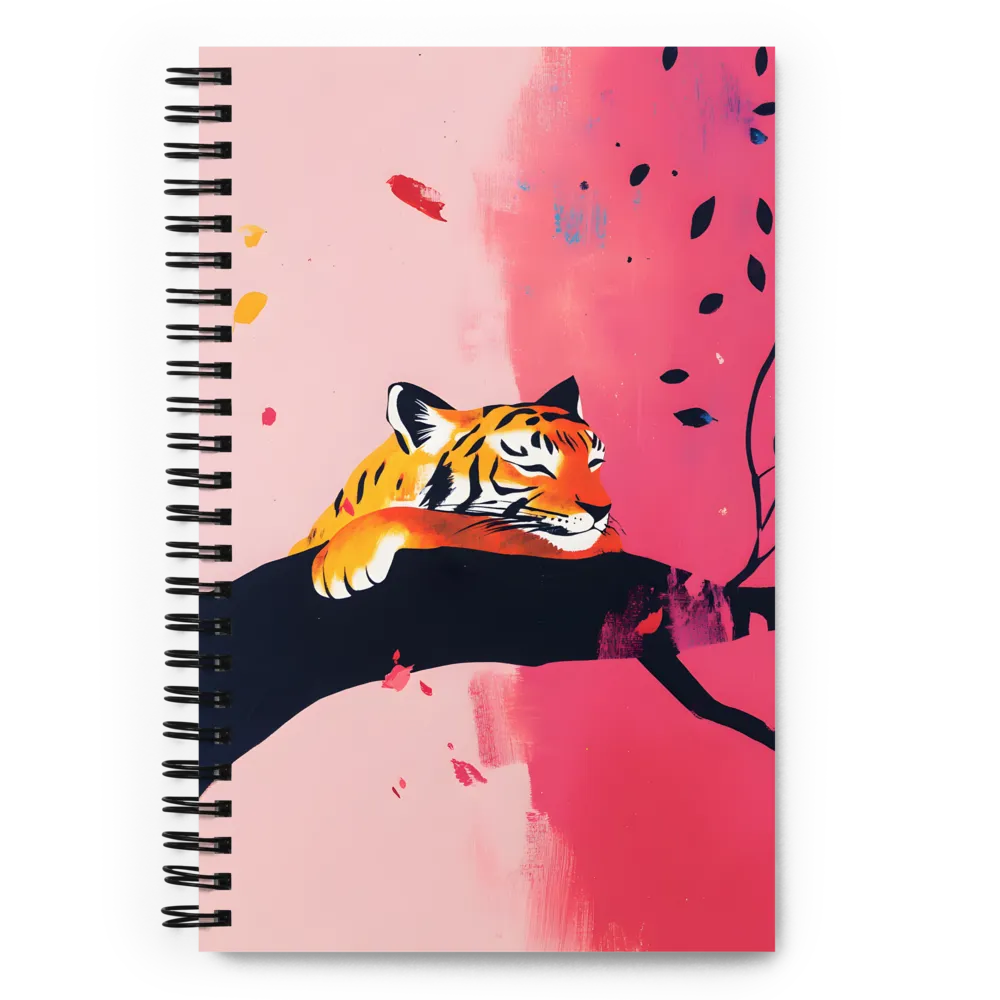 Serenity in Stripes | Spiral Notebook