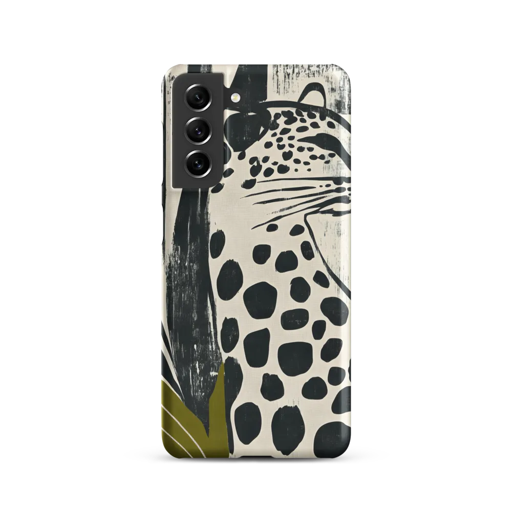 Leopard in Silhouette: A Modern Appeal | Phone Case |  S21 | Snap Case | Matte