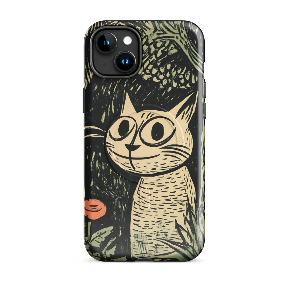 Whimsical Cat in the Forest