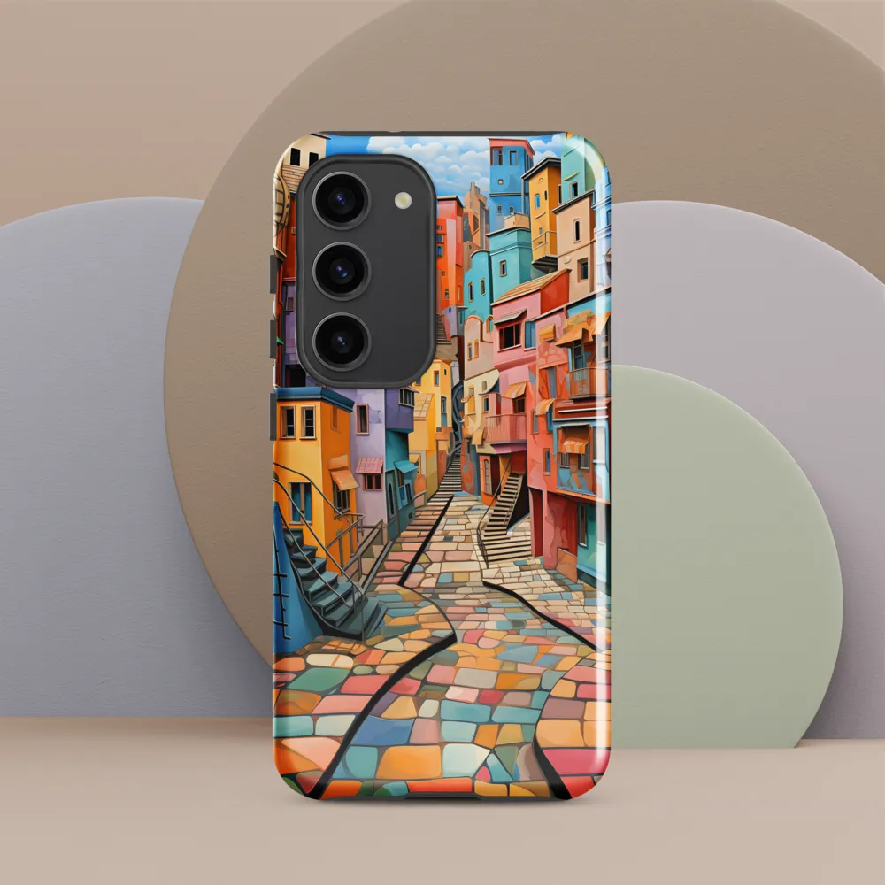 Vibrant Cityscape: A Kaleidoscope of Colors