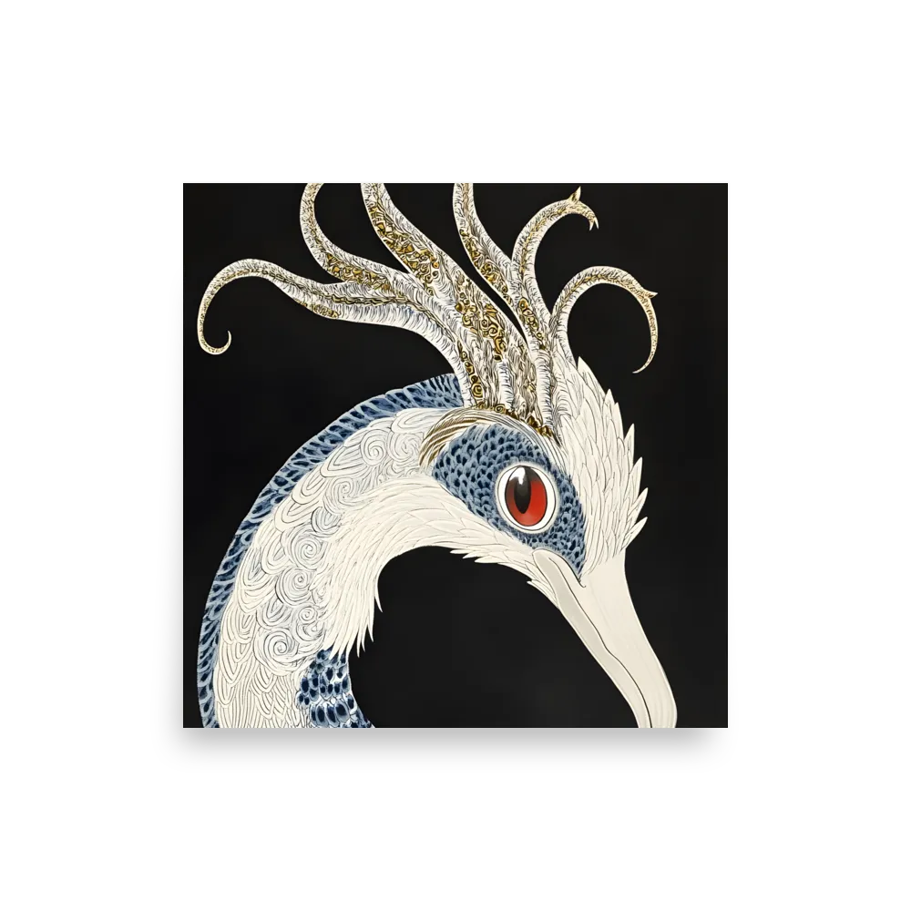 Elegance of the Majestic Peacock | Poster | 10″×10″