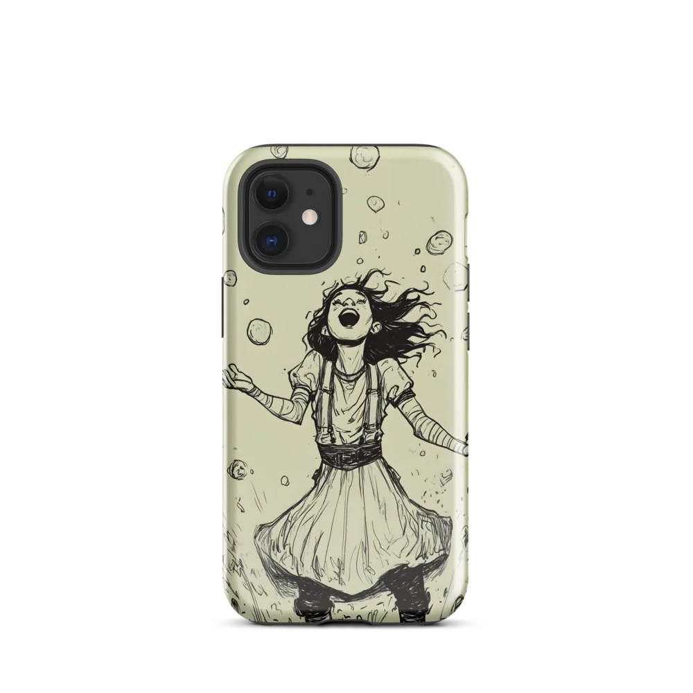 The Joy of Bubbles | Phone Case |  12 mini | Tough Case | Glossy