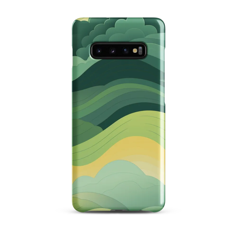 Serenity in Green | Phone Case |  S10 Plus | Snap Case | Glossy