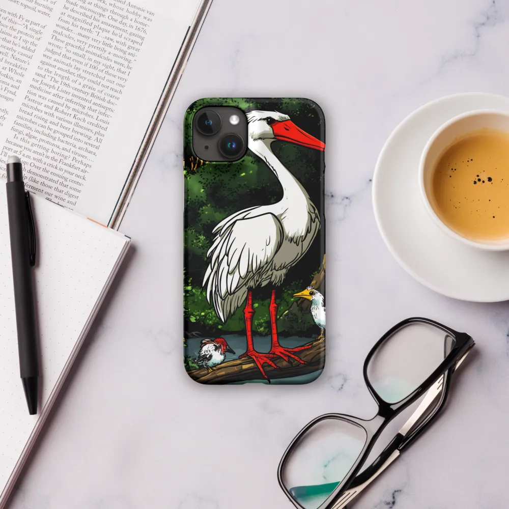 Unity in Nature: The Avian Gathering | Phone Case |  15 Plus | Snap Case | Matte