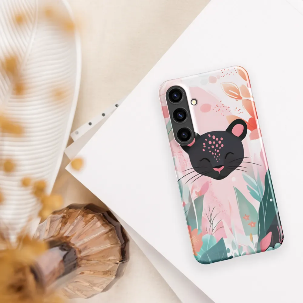 Whimsical Panther in Bloom