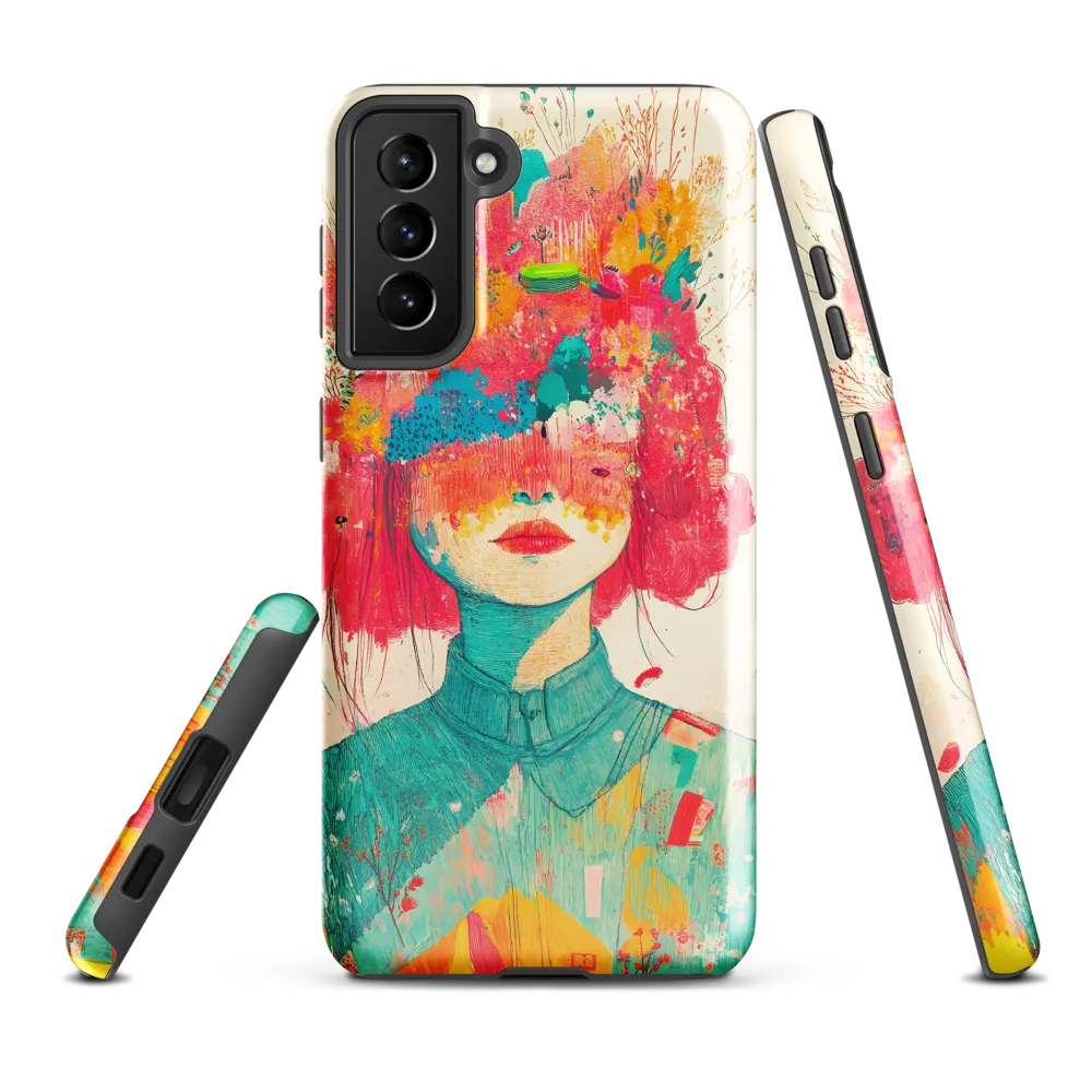 Whimsical Floral Portrait
