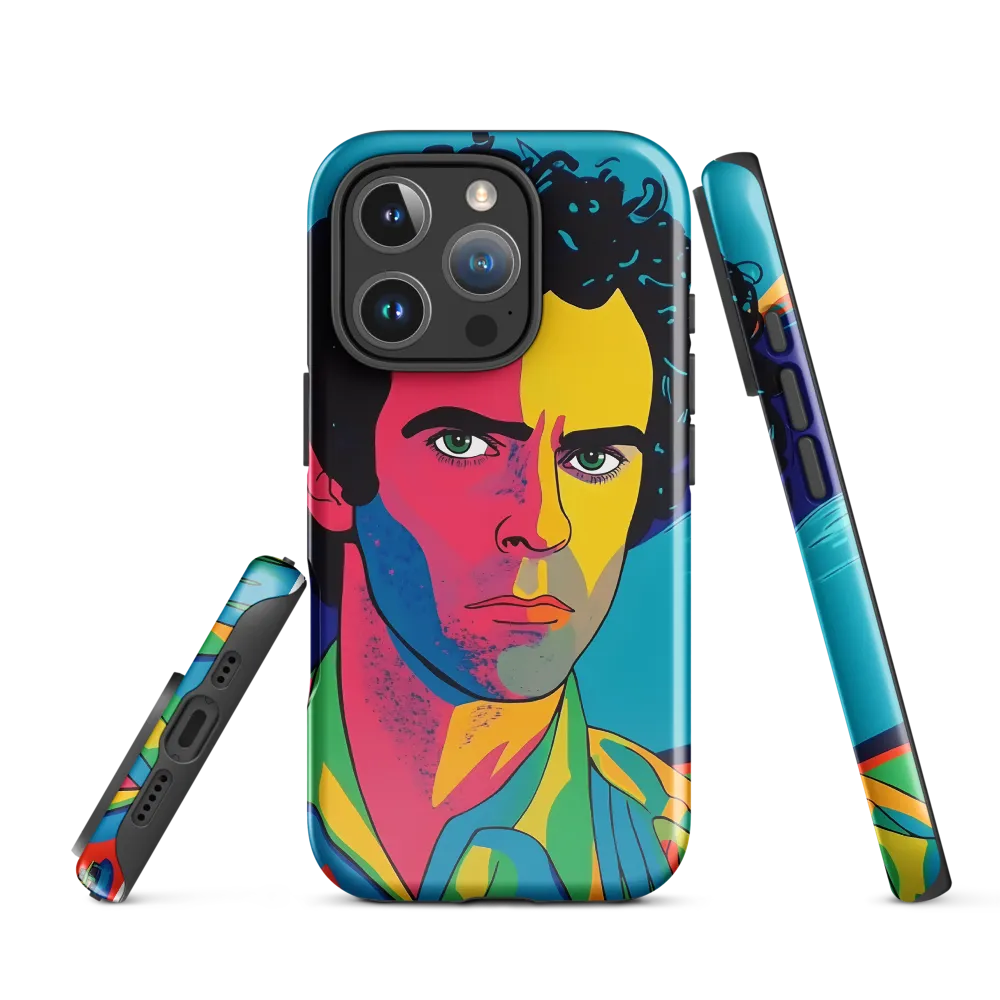 Electric Visage: A Portrait of Vibrance