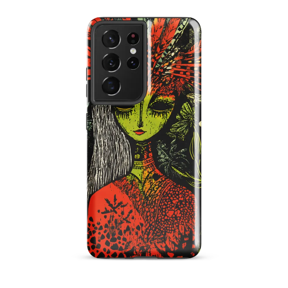 Mystical Flora: A Surreal Portrait