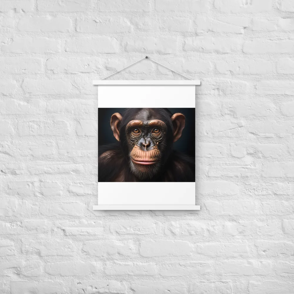 Whispers of Curiosity | Poster With White Wood Hanger | 18″×24″