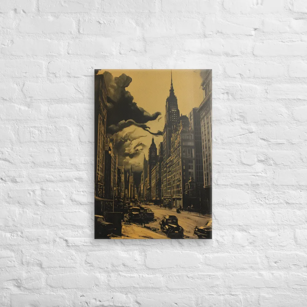Echoes of a Forgotten Skyline | Canvas | 18″×26″