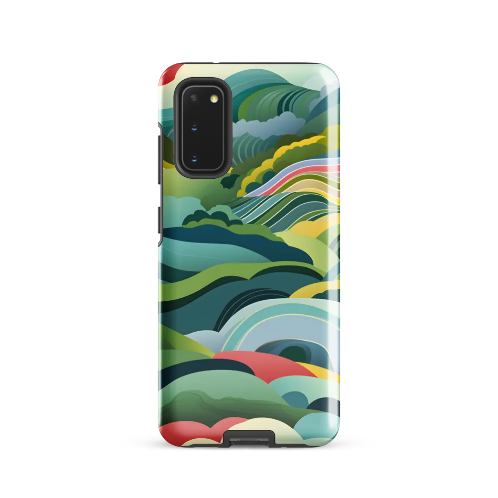 Waves of Serenity | Phone Case |  S20 | Tough Case | Glossy
