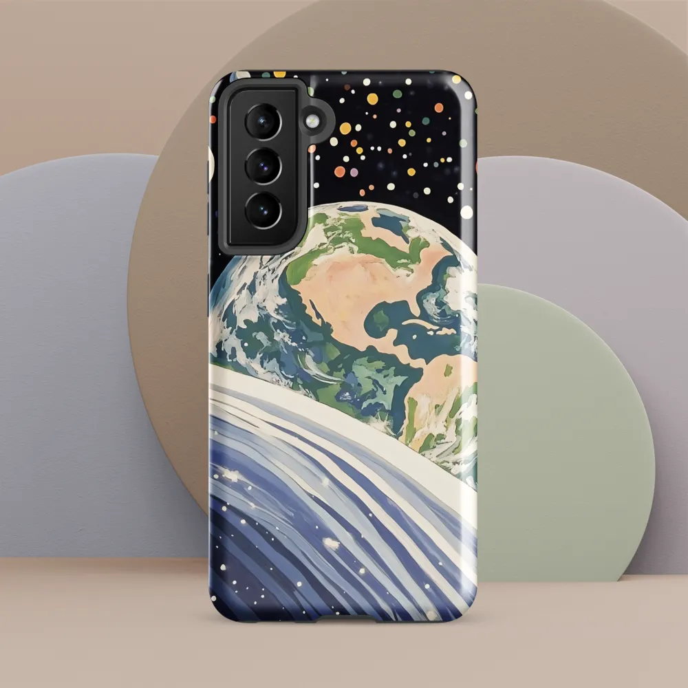 Celestial View: A Surreal Journey Through Space
