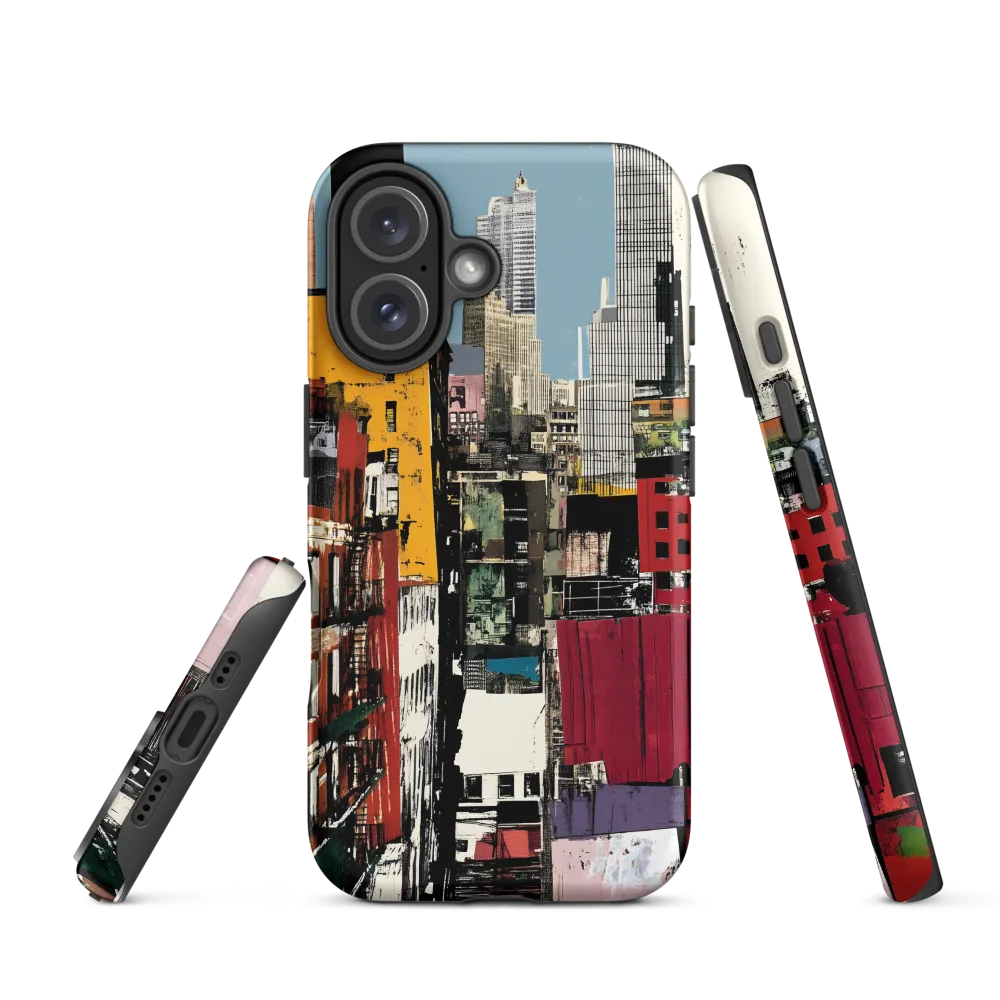 Urban Collage: A Vivid Cityscape | Phone Case