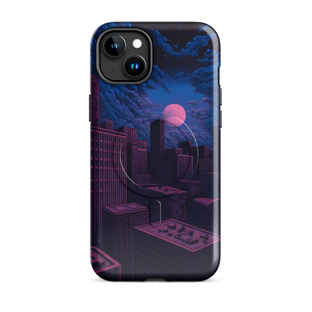 Moonlit Urban Dreams | Phone Case |  15 Plus | MagSafe® Tough Case | Glossy