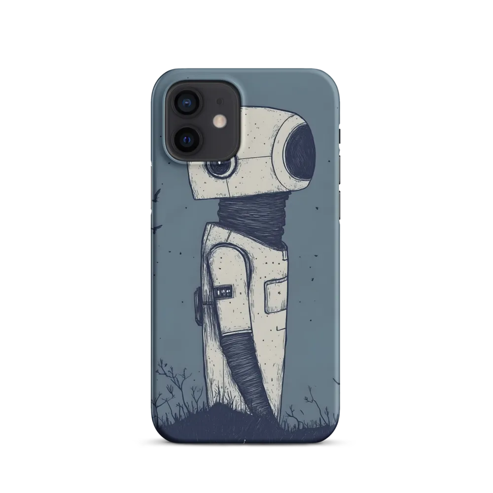 Contemplative Robot in a Barren Landscape