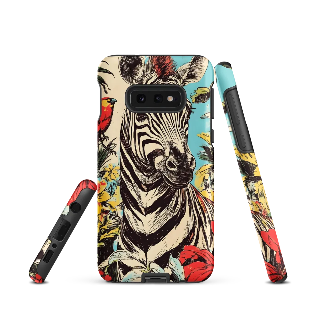 Zebra in Tropical Reverie
