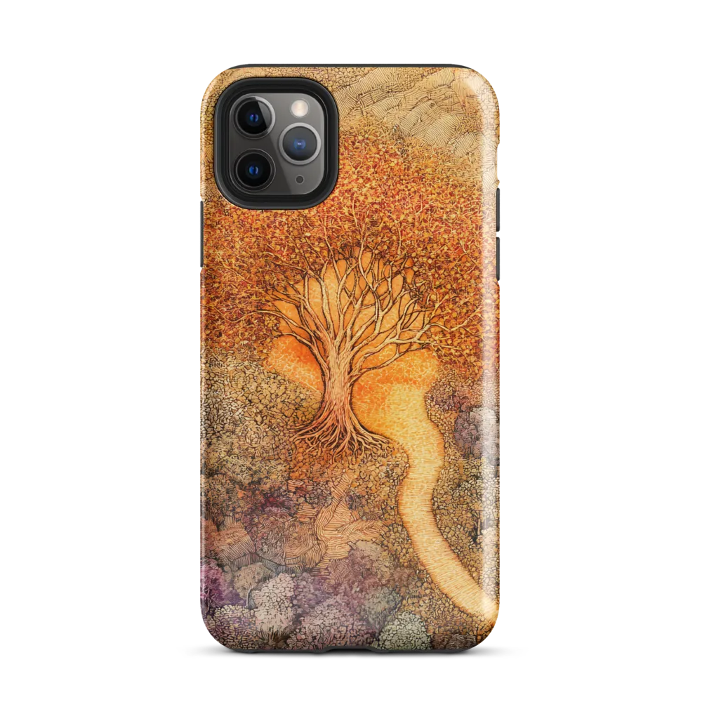 Pathway of Autumn Splendor | Phone Case |  11 Pro Max | Tough Case | Glossy