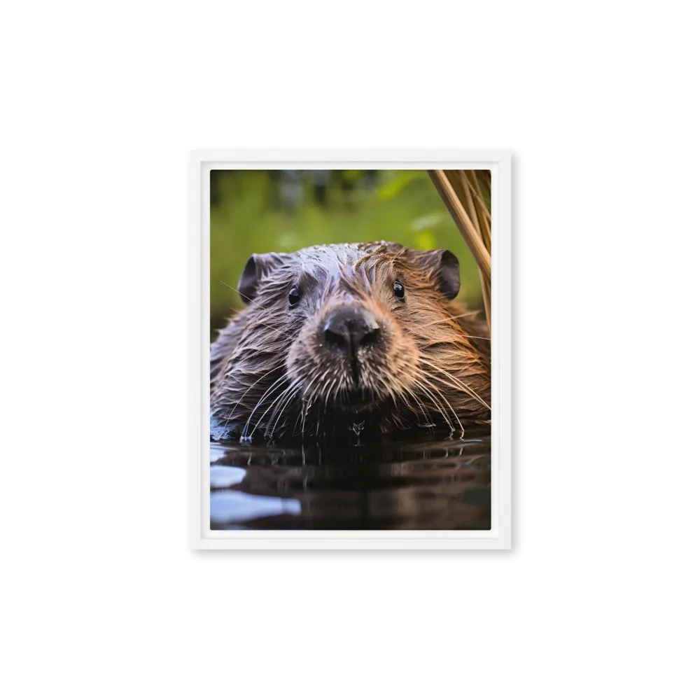 Emergence of the Beaver | Canvas with White Frame | 11″×14″