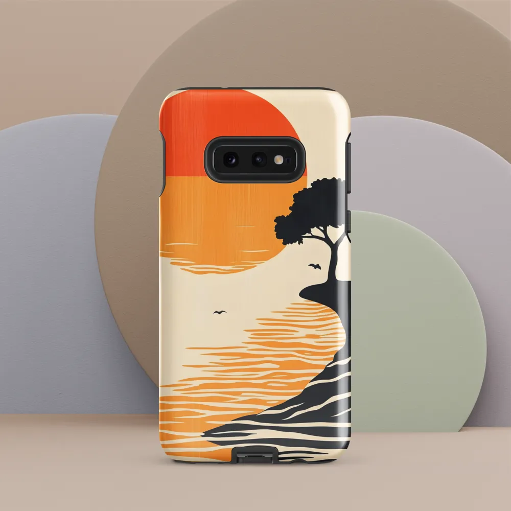 Serene Sunset | Phone Case |  S10e | Tough Case | Glossy