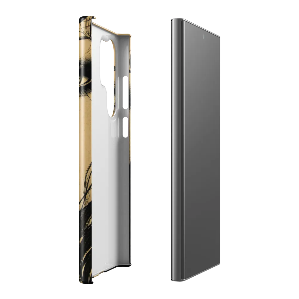 Enigmatic Gaze | Phone Case |  S23 Ultra | Snap Case | Glossy