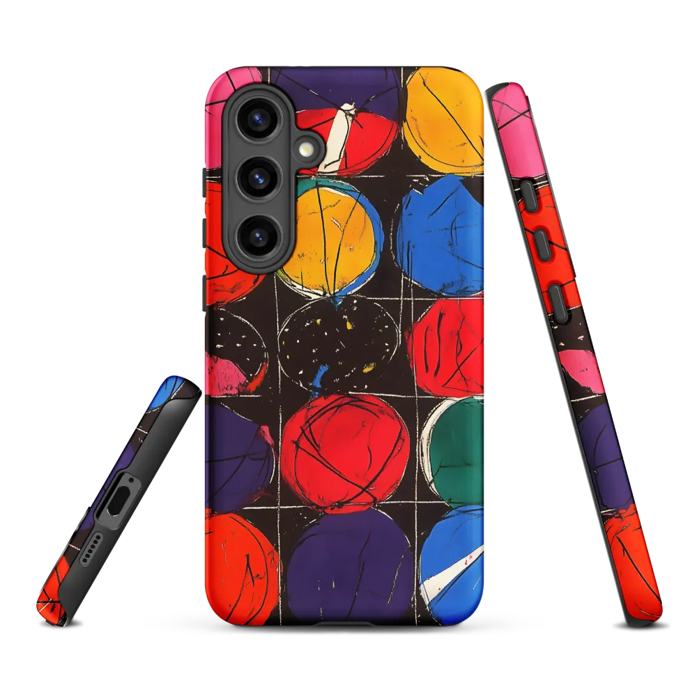 Colorful Circles in Abstract Harmony