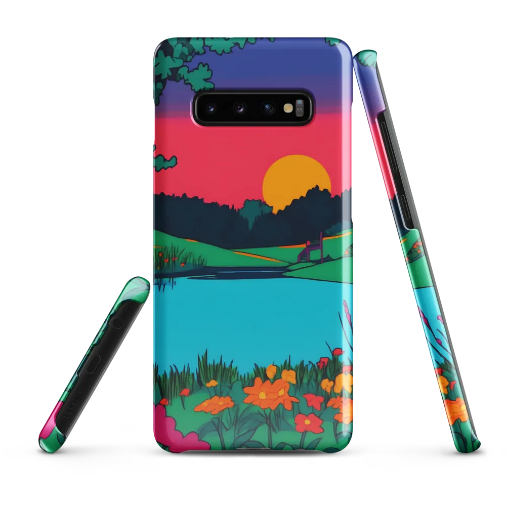 Serenity at Sunset | Phone Case |  S10 Plus | Snap Case | Glossy