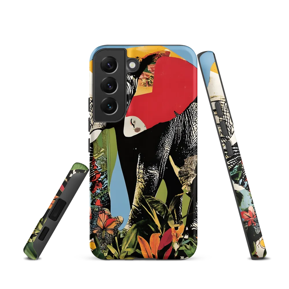 Harmony of Nature: The Elephant's Embrace | Phone Case |  S22 | Tough Case | Matte