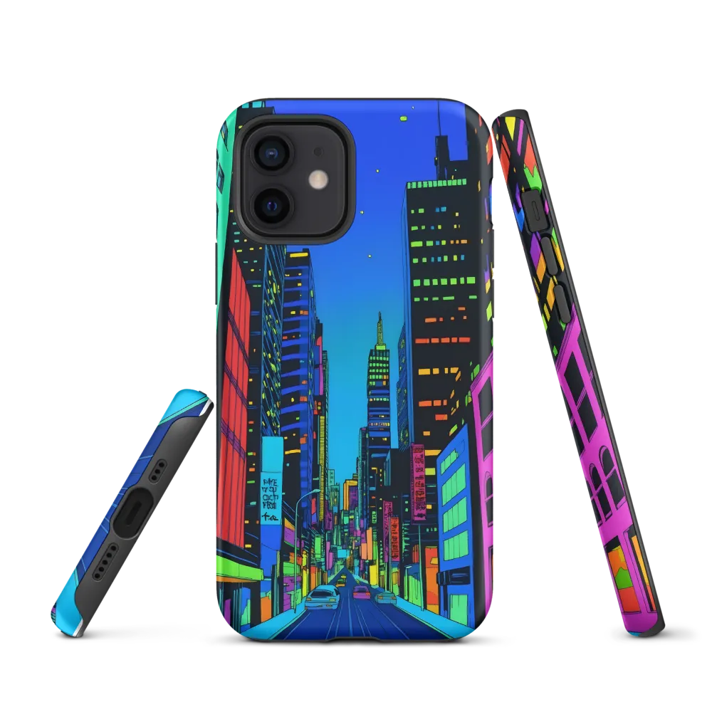 Neon Dreamscape: A Futuristic City at Dusk
