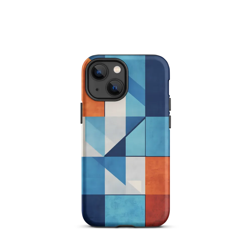 Geometric Harmony in Color | Phone Case |  13 mini | Tough Case | Matte