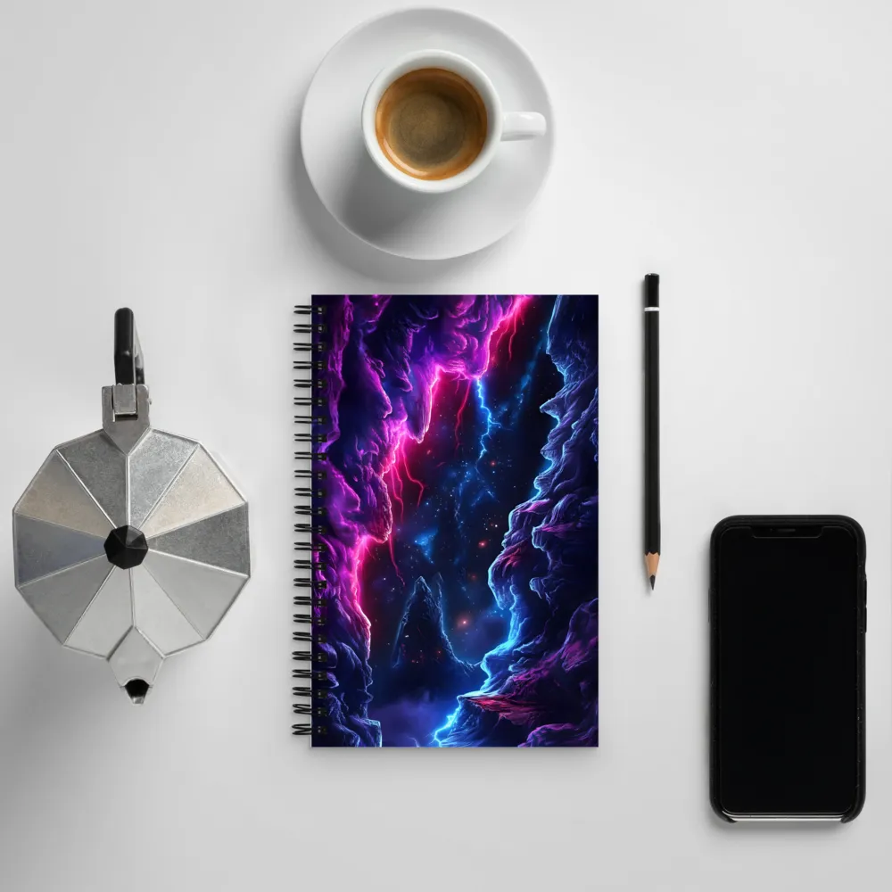 Into the Cosmic Abyss | Spiral Notebook