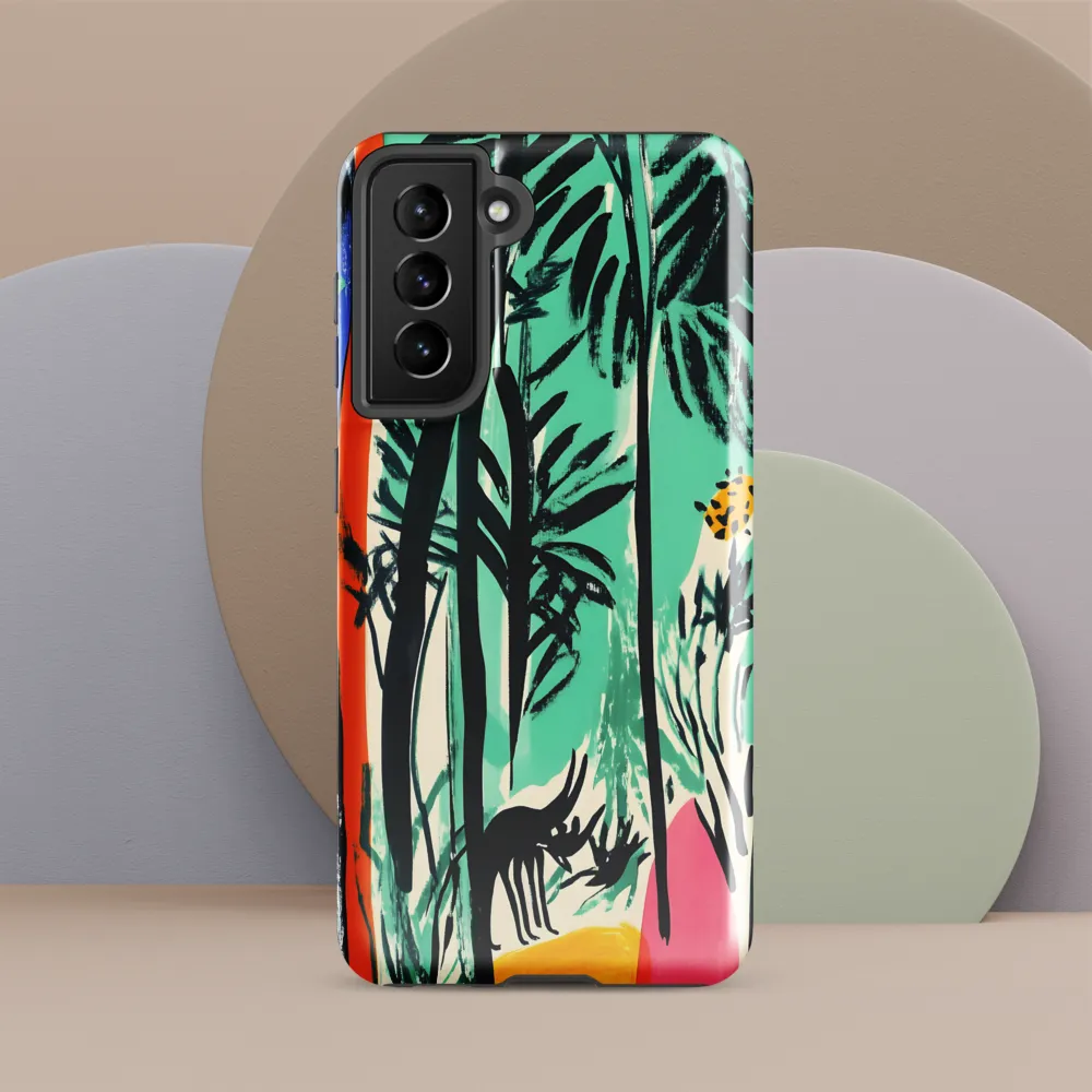 Whispers of the Jungle | Phone Case |  S21 | Tough Case | Glossy
