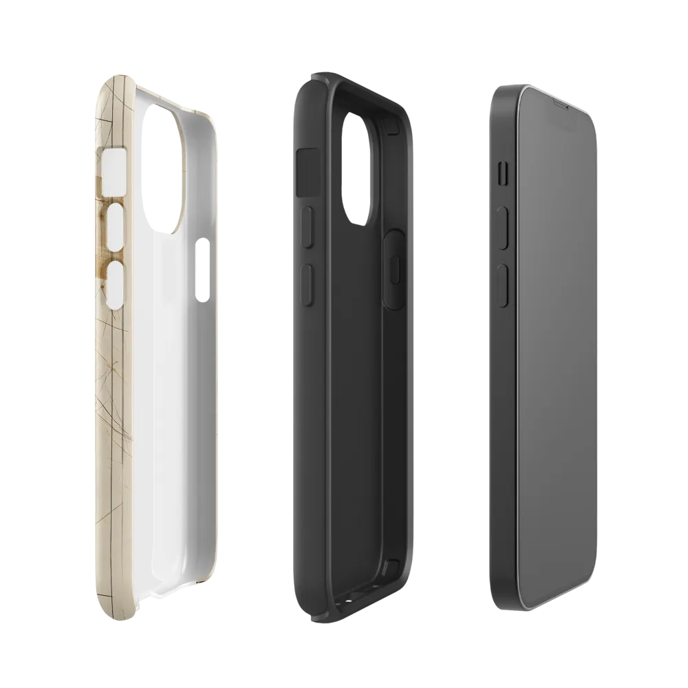 Elegance in Lines | Phone Case |  13 mini | Tough Case | Glossy