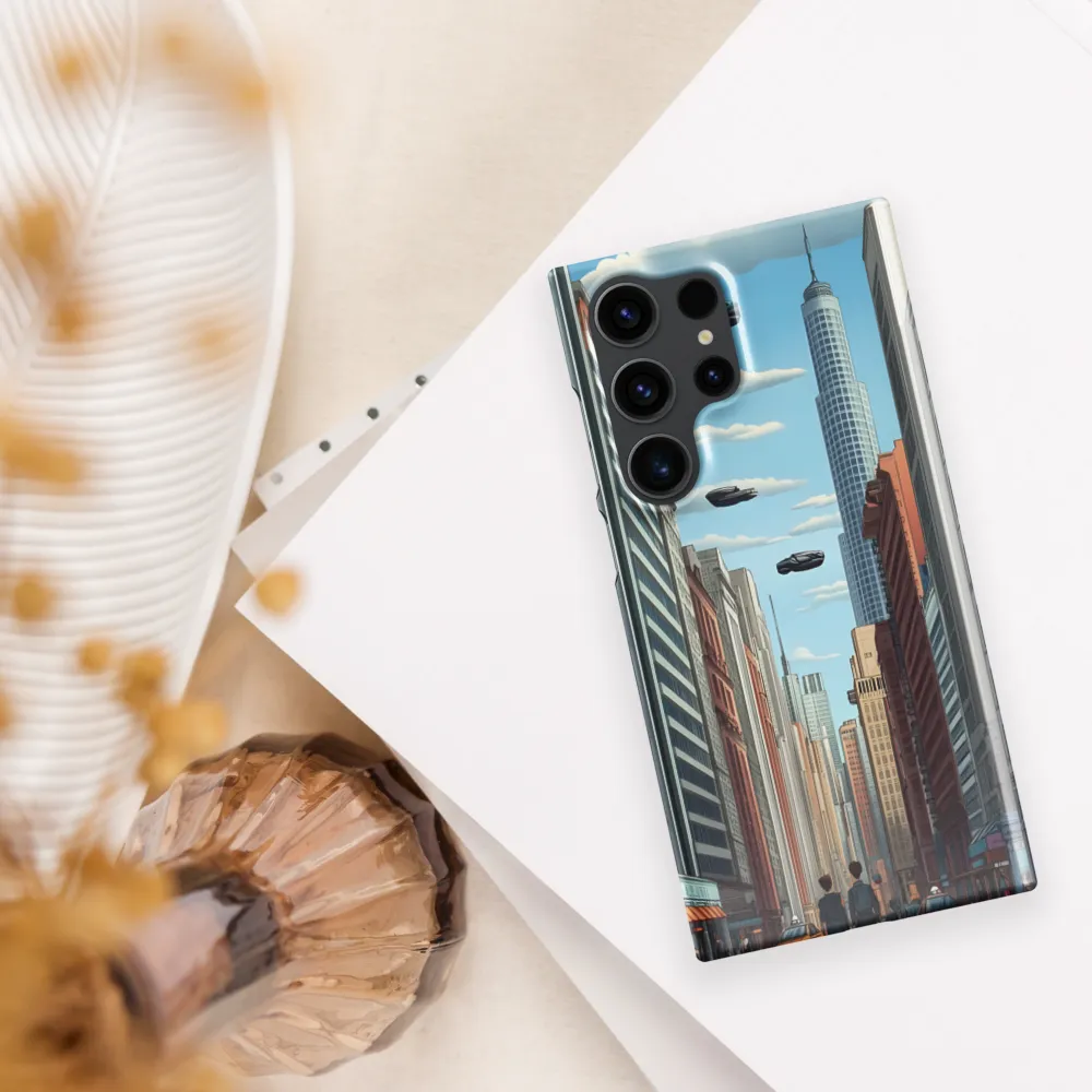 Futuristic Stroll through the Urban Skyline