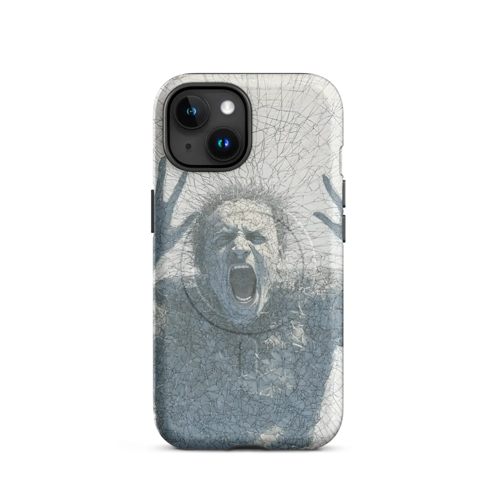 Breaking Free: An Expression of Anguish | Phone Case |  15 | MagSafe® Tough Case | Matte
