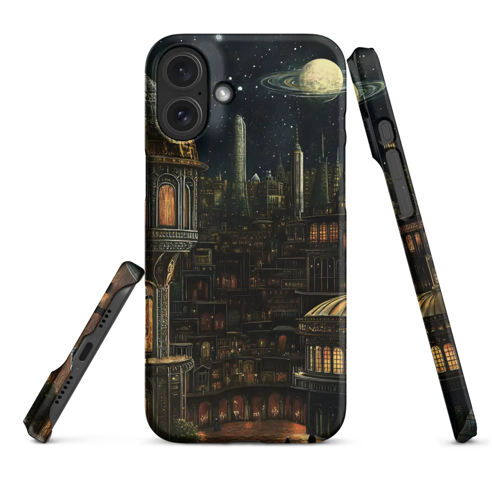 Celestial Enigma: A Surreal Cityscape
