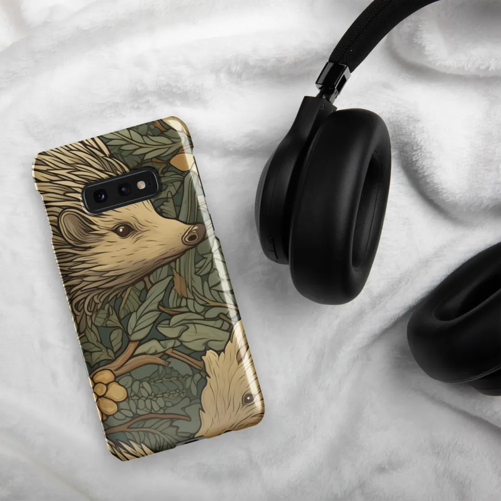 Whimsical Hedgehog Garden | Phone Case |  S10e | Snap Case | Glossy