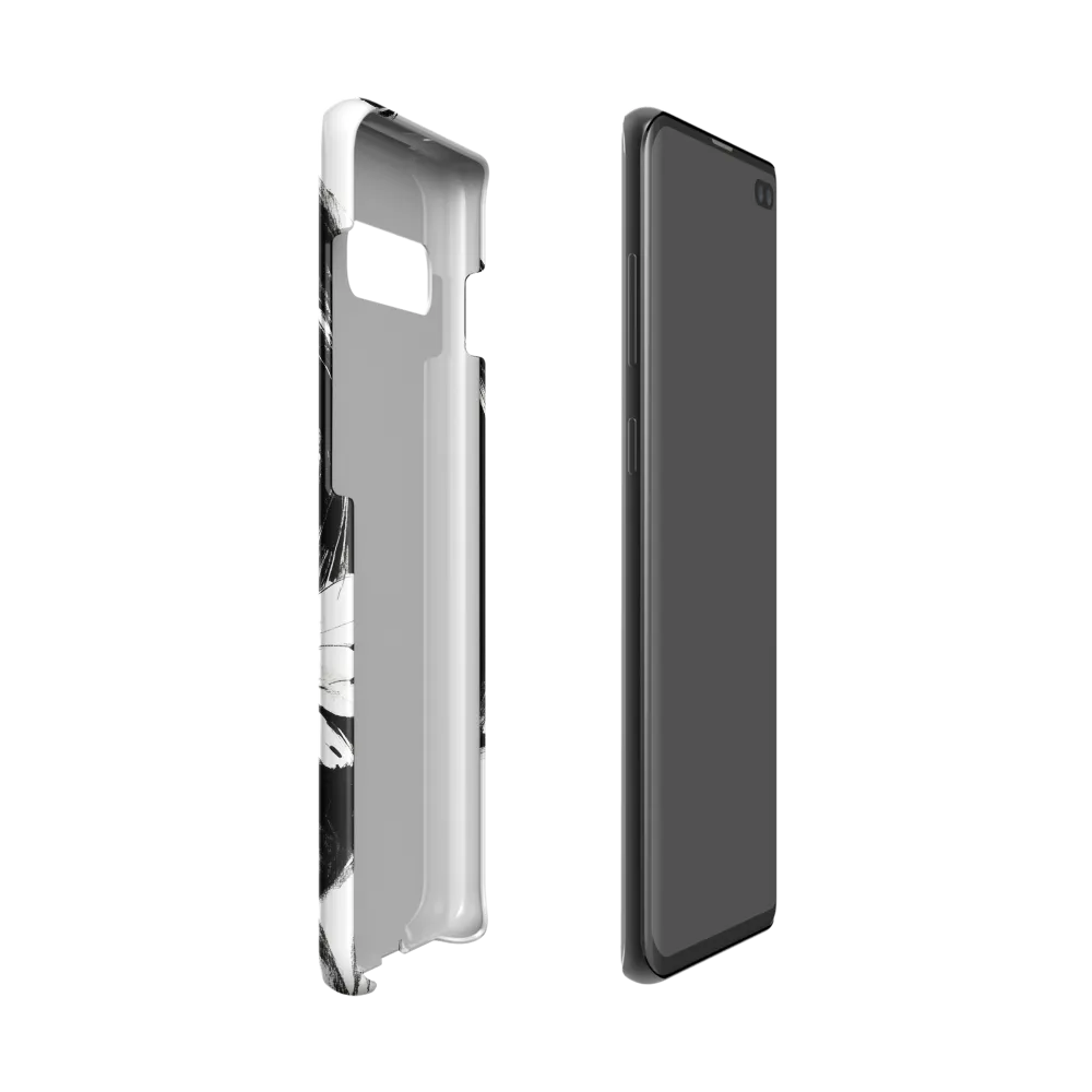 Serenity in Ink | Phone Case |  S10 | Snap Case | Matte