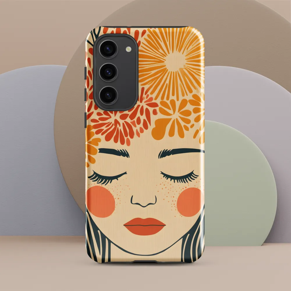 Serenity in Bloom | Phone Case |  S23 Plus | Tough Case | Glossy