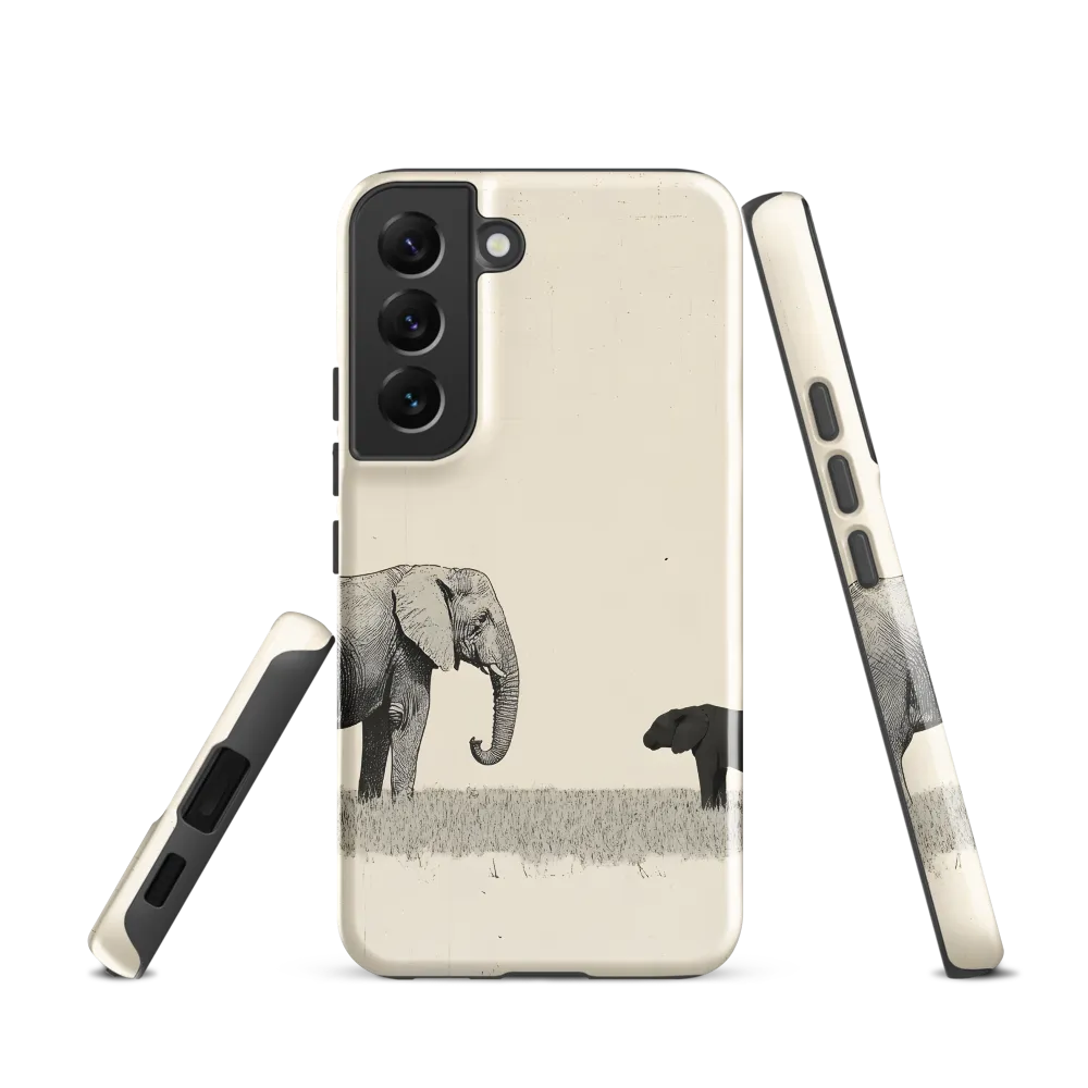 Contrasting Companions | Phone Case |  S22 | Tough Case | Glossy