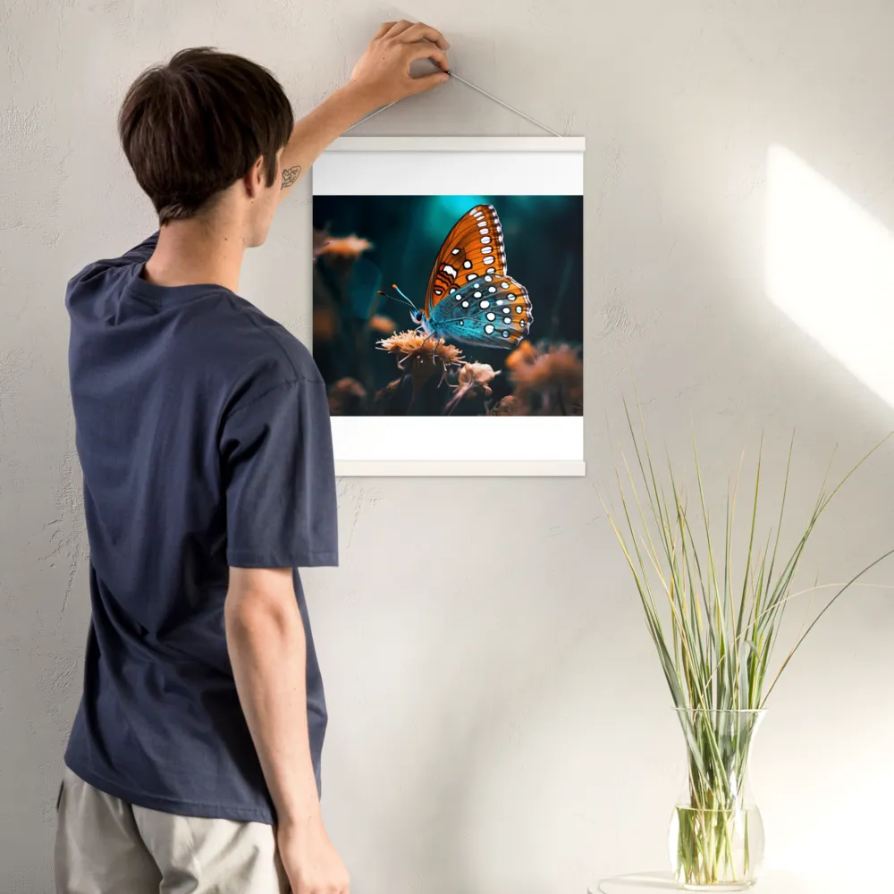 Whispers of Color: The Butterfly's Embrace