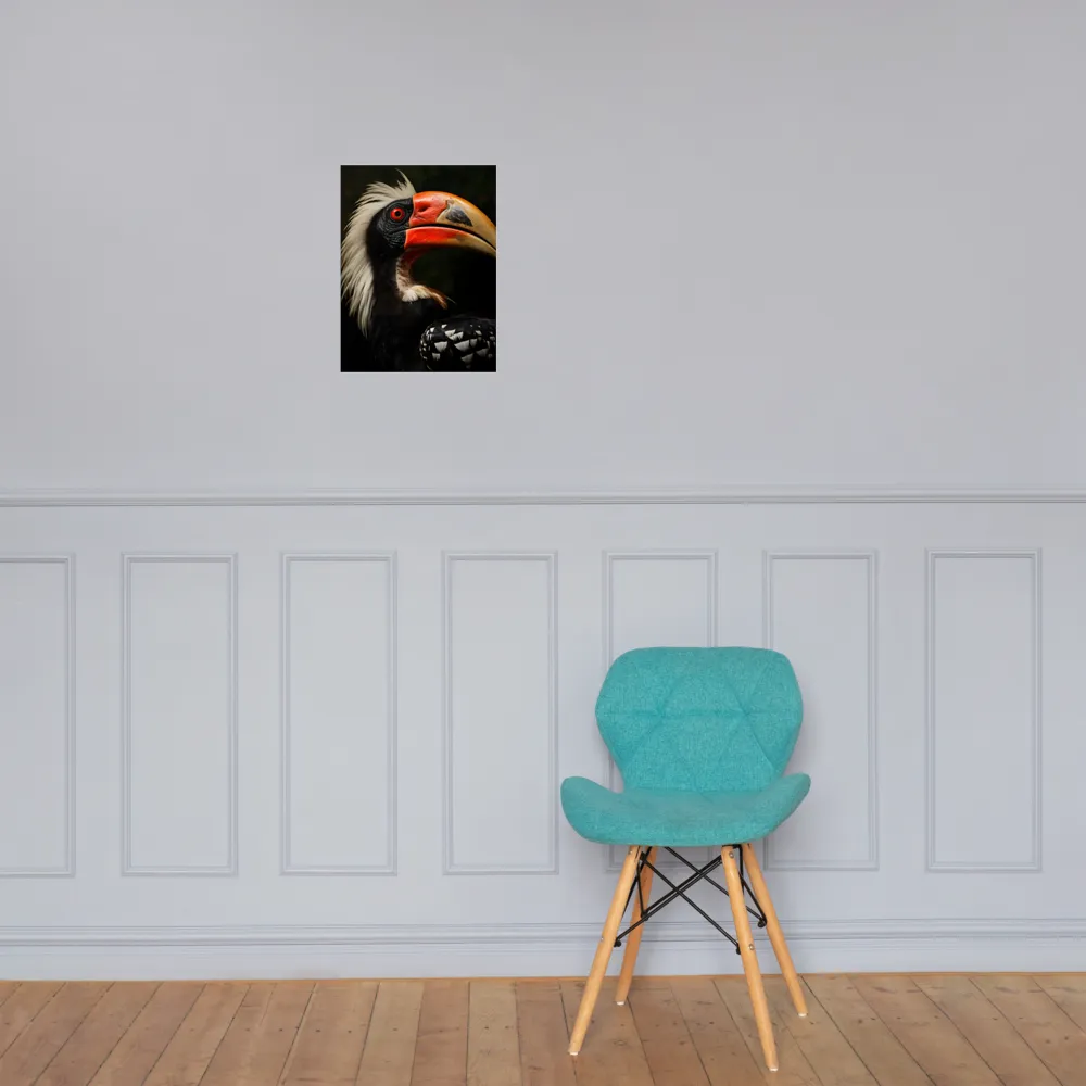 Majesty of the Hornbill | Poster | 12″×16″