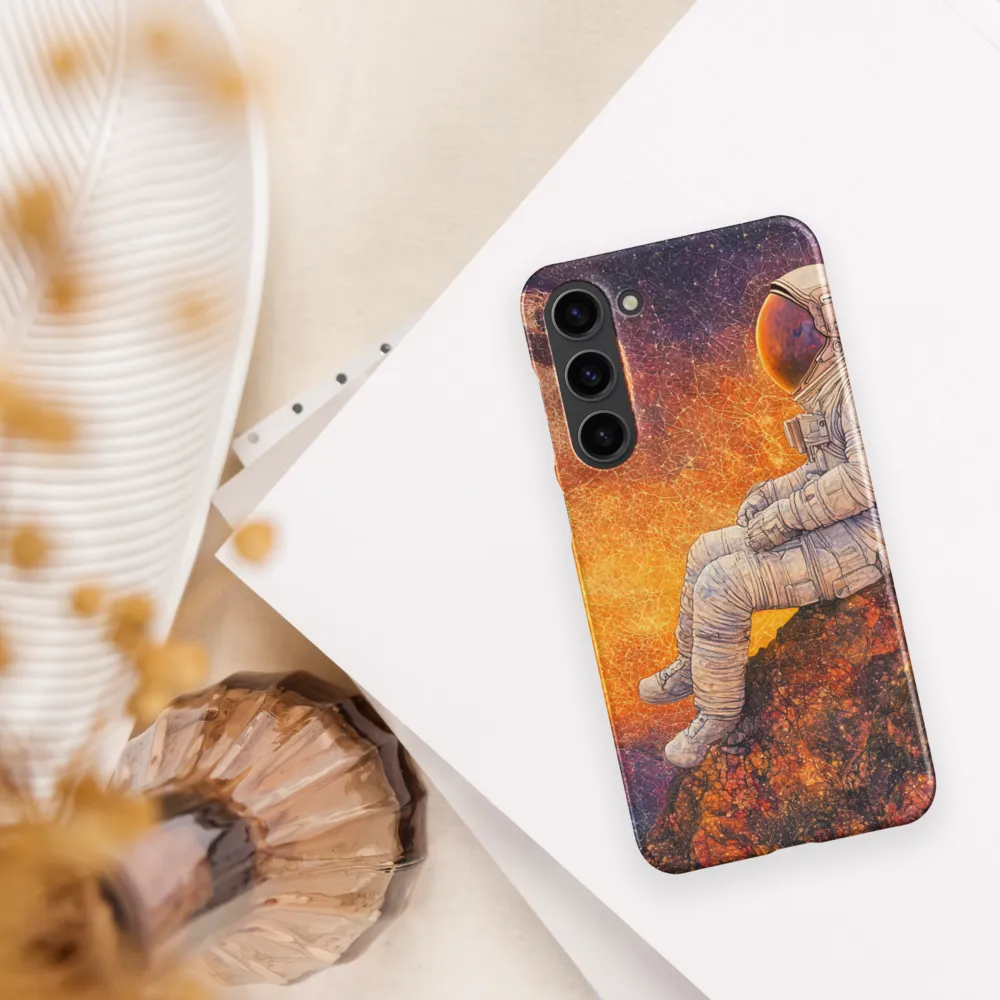 Cosmic Contemplation | Phone Case |  S23 Plus | Snap Case | Matte